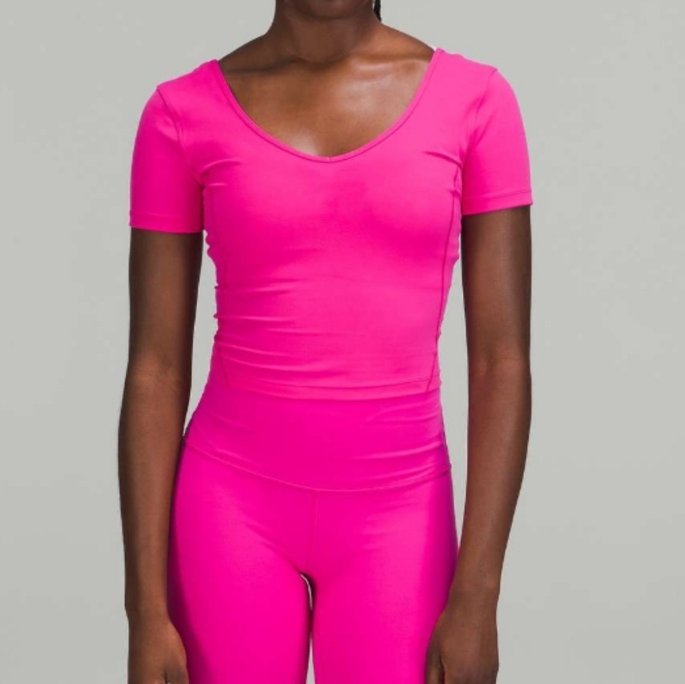 Lululemon Align T-Shirt Sonic Pink EUC